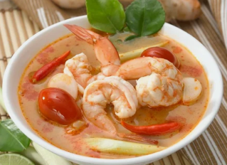 Soup Tom Yum with shrimps